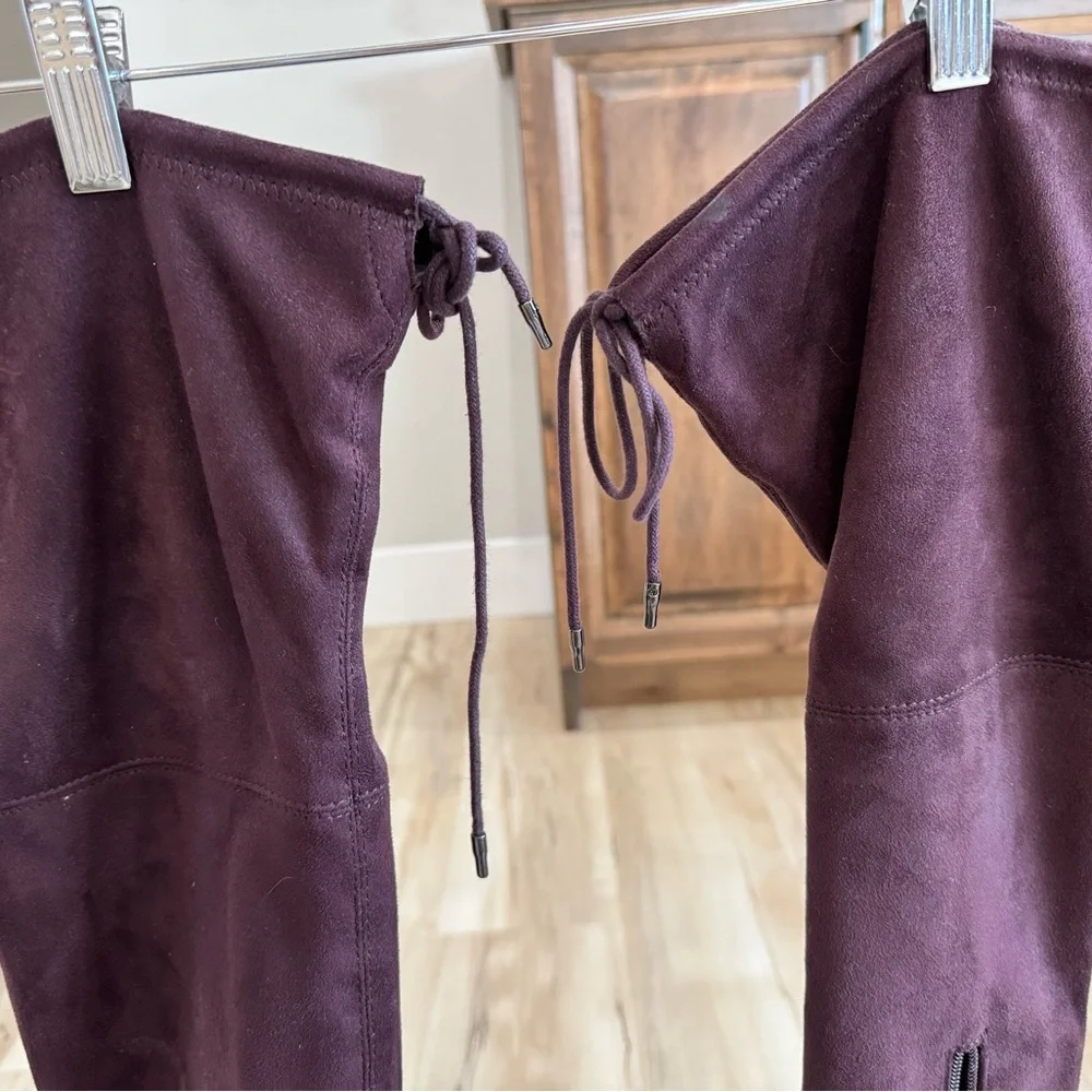 Women's Over-the-Knee Boots in Purple